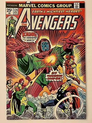 Buy Avengers #129 (1974) Origin Of KANG, Rama Tut, MVS Intact (VF-/8.5) MEGA-KEY MCU • 79.30£