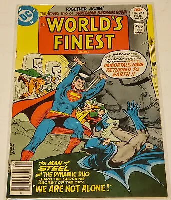 Buy World's Finest # 243   (DC 1977)  Fine • 3.15£