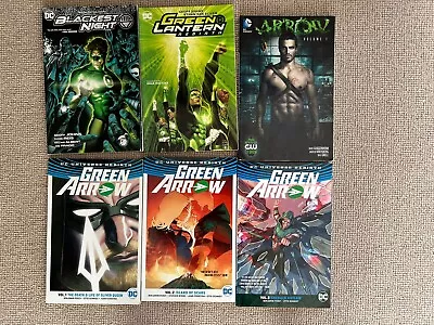 Buy Green Arrow, Green Lantern, Blackest Night Comic Book Collection Bundle 6 Books • 10£