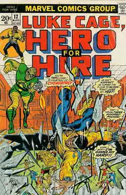 Buy Hero For Hire #12 GD; Marvel | Low Grade - Luke Cage 1st Appearance Chemistro - • 7.02£