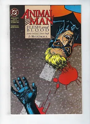Buy ANIMAL MAN # 51 (FLESH And BLOOD, Delano/Pugh/Bolland Cvr. SEP 1992) VF/NM • 2.95£