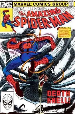 Buy Amazing Spider-Man (1963) # 236 (6.0-FN) Cover Stains, Staple Rust 1983 • 10.80£
