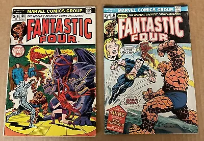 Buy FANTASTIC FOUR #135 & 147 LOT (1973-74) Marvel; Buscema, Buckler; Low Grade  • 2.41£