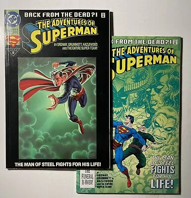 Buy The Adventures Of Superman No.500 Steel (John Henry Irons) 1st App. Both Covers • 4.02£