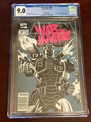 Buy Iron Man #282 Newsstand Edition CGC 9.0 White Pages 1st Appearance War Machine • 156.88£