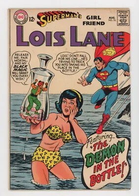 Buy Superman's Girlfriend Lois Lane 76 Demon In The Bottle Way Before Iron Man 128! • 9.50£