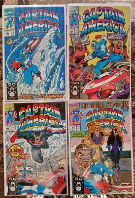 Buy Captain America LOT: 384 NM-, 385 FN+, 386 VF/NM, 388 NM- (1991 MARVEL COMICS)  • 3.15£