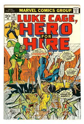 Buy Hero For Hire #12 9.2 // 1st Appearance Of Chemistro Marvel Comics 1973 • 49.08£