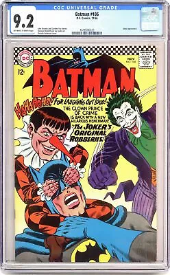 Buy Batman #186 CGC 9.2 1966 1618506020 • 627.34£