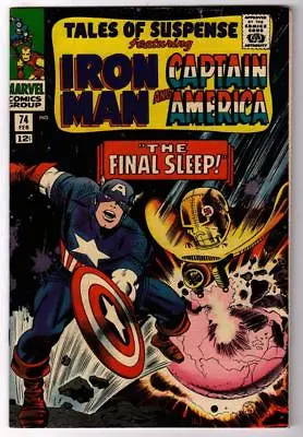 Buy Marvel Comics  TALES OF SUSPENSE  #74  Captain America 7.0 VFN- • 34.99£