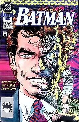 Buy Batman Annual #14 - Origin Of Two-Face - Neal Adams Cover - High Grade! • 3.95£