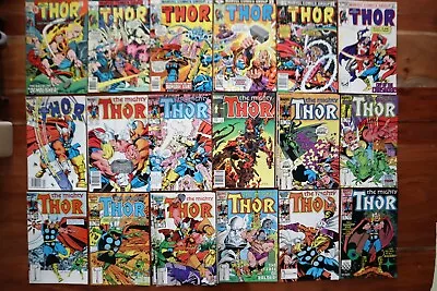 Buy Marvel Lot Of 53 MIGHTY THOR Comics 1971-1992 Bronze & Copper 192-459  P • 96.51£