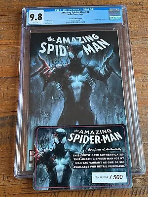Buy Amazing Spider-man #32 Cgc 9.8 Ivan Tao Exclusive Drip Variant Le To 500 W/ Coa • 110.36£