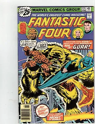 Buy Fantastic Four #171 1976 Key 1st App Of Garr The Golden Gorilla Newsstand  NM • 11.86£