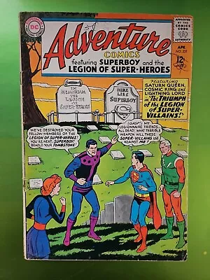 Buy Adventure Comics #331 - Curt Swan + George Klein Cover Art  1965 SilverAge (2.0) • 7.10£