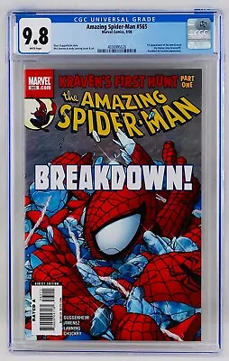 Buy Amazing Spider-Man #565 CGC 9.8 First New Kraven Appearance 1st (Ana Kravinoff) • 133.31£