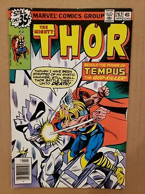 Buy Thor #282 1st Cameo Appearance Of Time Keepers Loki TVA 1975 VF- • 23.71£