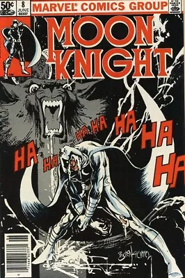 Buy Marvel Comics Comic Book #8 Moon Knight June 1981 Grade VF- 7.5 • 4.80£