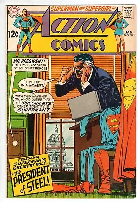 Buy Action Comics #371 Featuring Superman & Supergirl, Very Good - Fine Condition • 10.28£