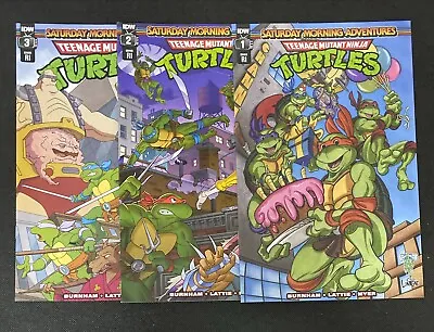 Buy TMNT Teenage Mutant Ninja Turtles Saturday Morning Adventures #1-2-3  2022 1:10 • 23.94£