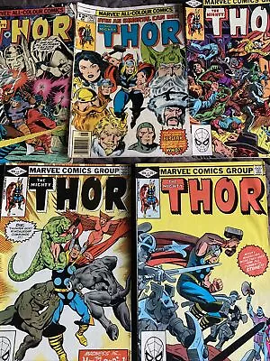 Buy Thor #260 262 320 321 323 Marvel Comics Job Lot 1977 1982 • 7£
