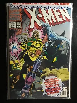 Buy X-MEN (1991 1st Series) ANNUAL #2 NM 9.4 FACTORY POLY BAGGED WITH TRADING CARD🀄 • 19.96£