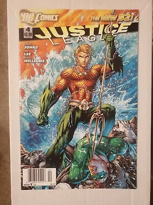 Buy Justice League #4 Newsstand Extremely Rare 2,845 Print Run DC Comics 2012 New 52 • 27.71£