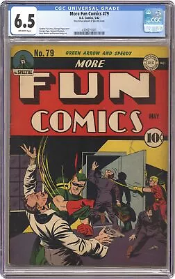 Buy More Fun Comics #79 CGC 6.5 1942 4309271001 • 1,015.39£