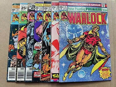 Buy Warlock 9 10 11 12 13 14 15 1976 Thanos Jim Starlin 9-15 Lot Of 7 • 43.36£