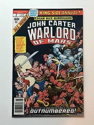 Buy John Carter Warlord Of Mars Annual #2 Vf Marvel Bronze 1978 - Back Issue Blowout • 3.19£