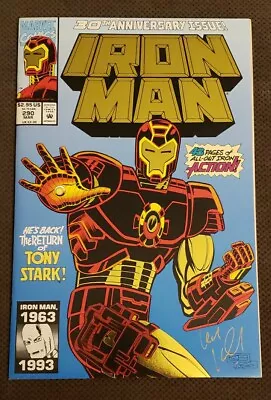 Buy 1993 Marvel Comics Iron Man #290 Signed By Len Kaminski And High Grade • 19.99£