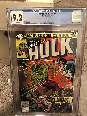 Buy Incredible Hulk #256 Cgc 9.2 - First Full Appearance Of Sabra New World Order! • 71.24£