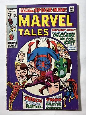 Buy Marvel Tales #23 Silver Age Comic Book • 1969 • Spider-Man • Marvel Comics Ditko • 9.46£