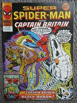 Buy Marvel UK  Spider Man And Captain Britain Comic #236  17th August 1977 • 8£