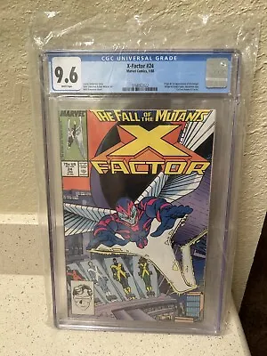 Buy X-Factor #24 - CGC 9.6 NM+ WP! Origin & 1st Appearance Of Archangel! (1988) • 61.49£