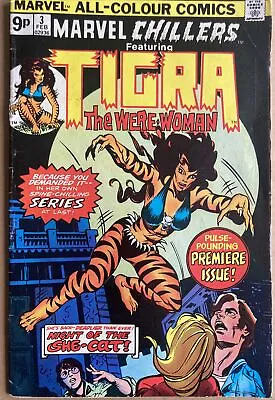 Buy Marvel Chillers #3 February 1976 Origin Of Tigra The Were-Woman Great Key 🔑 • 19.99£