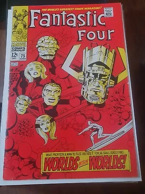 Buy Fantastic Four #75 Vfn+ Vol 1 Lee/Kirby Glossy Cover  • 200£