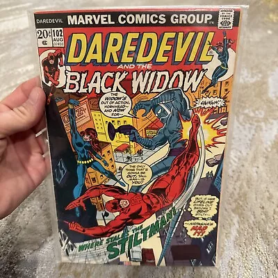 Buy DAREDEVIL #102 1st Work By CHRIS CLAREMONT IN COMICS!! MARVEL 1973 GUC • 31.77£
