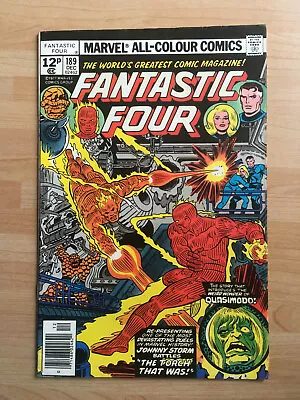 Buy Fantastic Four # 189 - VF 1st Print 1977 (Marvel Comics)  • 7.95£