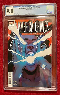 Buy America Chavez: Made In The USA #3. CGC 9.8. 1st Appearance Of Catalina Chavez. • 79.94£