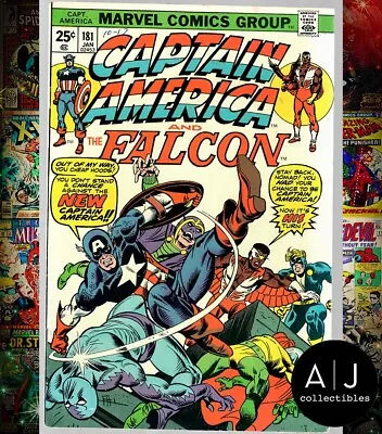 Buy Captain America #181 VF 8.0 (MARVEL) 1975 • 11.05£