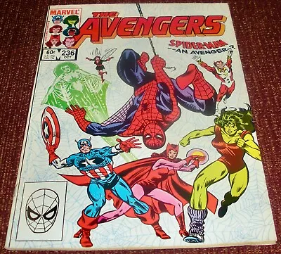 Buy Avengers #236 VG Bronze Age Comic Featuring Spider-Man! • 8£