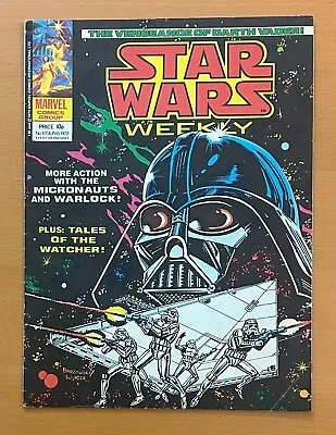 Buy Star Wars Weekly #67 (Marvel UK 1979) VG/FN Condition Comic Magazine • 9.50£