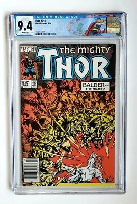 Buy Thor #344 Cgc 9.4 *newsstand* 1984 *balder The Brave!* 1st Appearance Malekith  • 25.61£