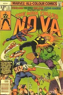 Buy Nova (Vol 1) #  15 Very Fine (VFN) Price VARIANT Marvel Comics BRONZE AGE • 11.99£