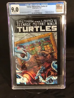 Buy Teenage Mutant Ninja Turtles #3, 2nd Printing 1988, CGC 9.0 Extremely Rare. • 56.04£