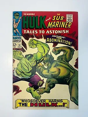 Buy Tales To Astonish #91 Incredible Hulk & Sub-Mariner VG-FN  1st Abomination Cover • 51.96£