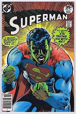 Buy Superman #317 Classic Neal Adams Cover Very Good/Fine 1977 DC Comics • 37.56£