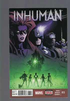 Buy Marvel Comic  Inhuman   No.13 May  2015 $3.99 USA  • 2.54£