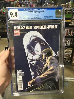 Buy AMAZING SPIDER-MAN 654 - CGC 9.4 - RARE 2nd Print Variant Venom Cover FREE SHIP! • 321.40£